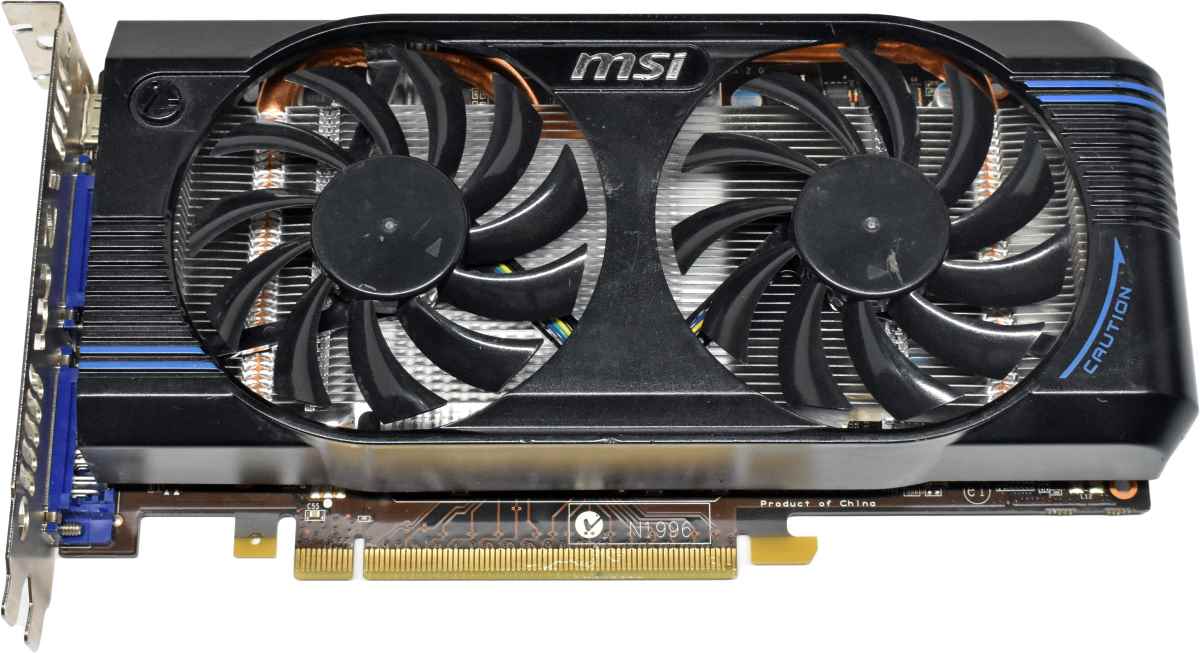 MSI N560GTX-M2D1GD5 NVIDIA GeForce GTX 560 Graphics Card 1GB GDDR5 PCIe 2.0 x16 Mini HDMI 2x DVI FP