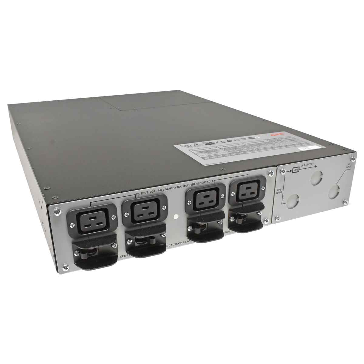 APC Service Bypass Panel SBP6KRMI2U 230V 32A 4x C19 + Rackschienen Kit + Zubehör NEW NEU APC Service Bypass Panel SBP6KRMI2U 230V 32A 4x C19 + Zubehör NEW NEU