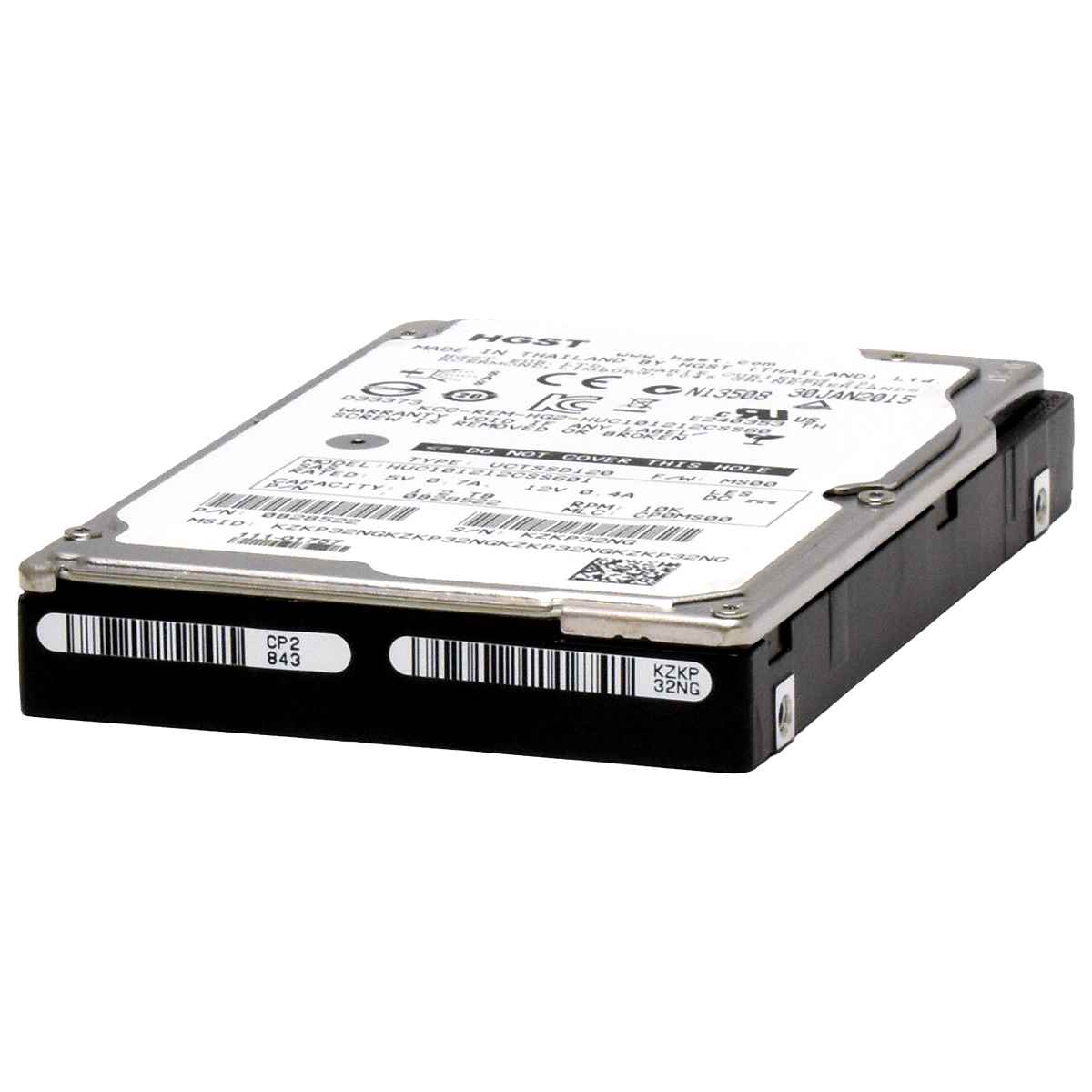 HGST 1.2TB 2.5" 10K 12G SAS HDD Festplatte HUC101812CS4204 0B31859 Server Storage