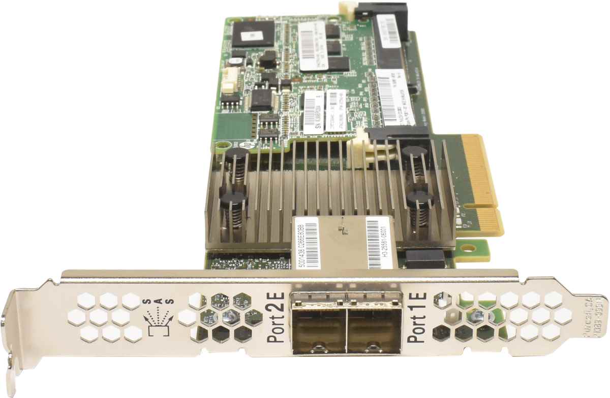 HP Smart Array P1228 12GB PCIe 3.0 x8 RAID Controller 1GB Cache FP + BBU QW991-60108