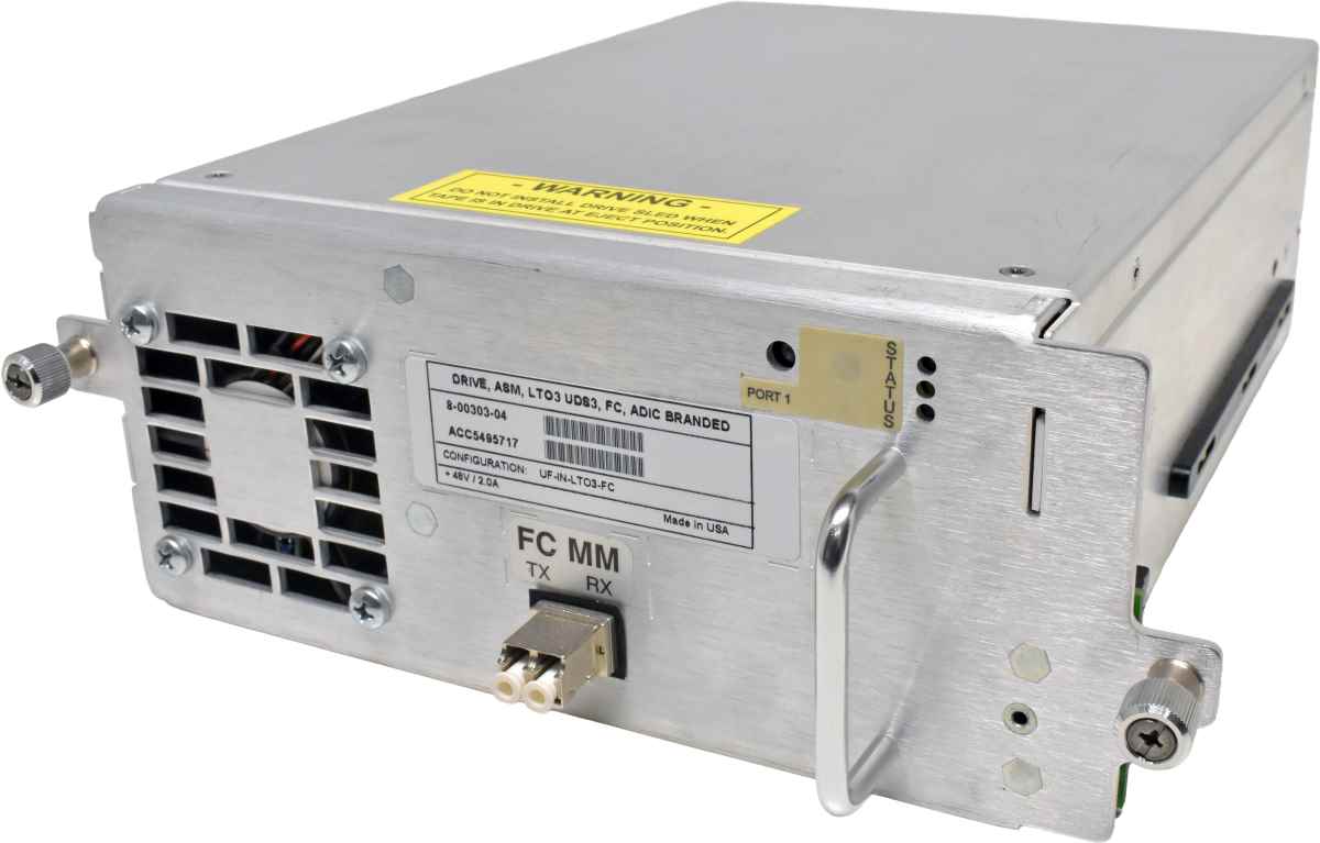 Quantum 8-00303-04 DRV ASM LTO-3 UDS3 FC 4G ADIC Tape Drive