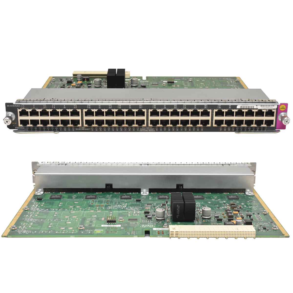 Cisco WS-X4748-RJ45-E Multi-Speed Gigabit Ethernet Switching Module 800-39425-01 A0 Cisco WS-X4748-RJ45-E Multi-Speed Gigabit Ethernet Switching Module 800-39425-01 A0