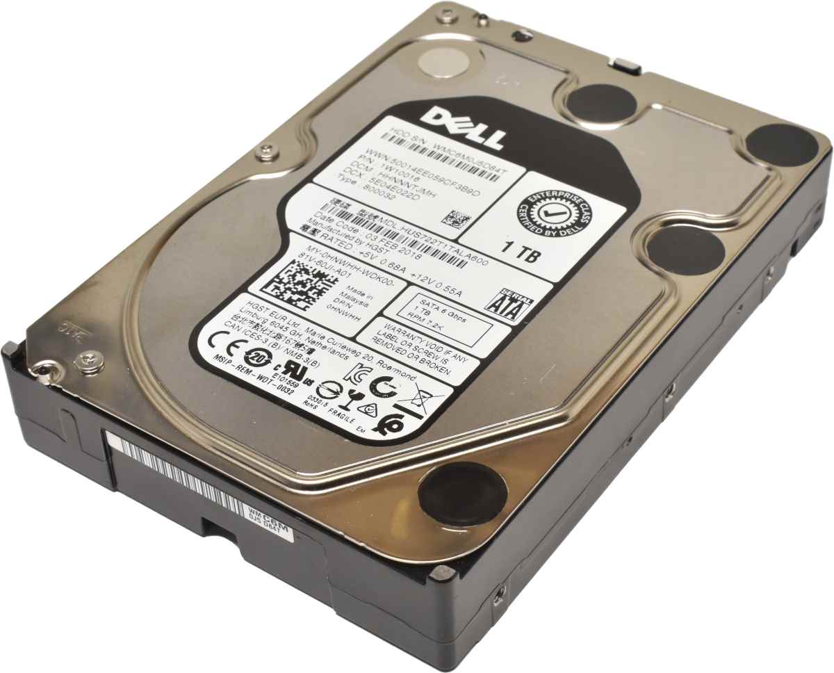 Dell EMC HUS722T1TALA600 0HNWHH 1TB 6G 3.5" 7.2K SATA HDD Dell EMC HUS722T1TALA600 0HNWHH 1TB 6G 3.5" 7.2K SATA HDD
