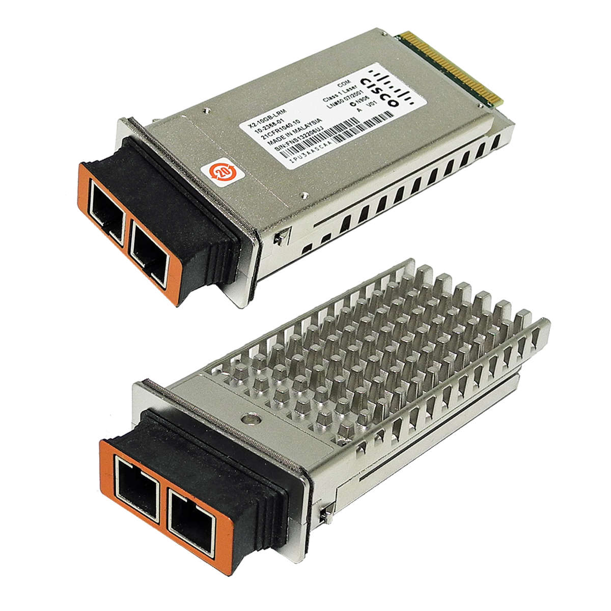 Cisco-X2-10GB-LRM-Original-10-Gigabit-Ethernet-Tra-002.jpg Cisco X2-10GB-LRM Original 10 Gigabit Ethernet Transceiver Module PN 10-2368-01