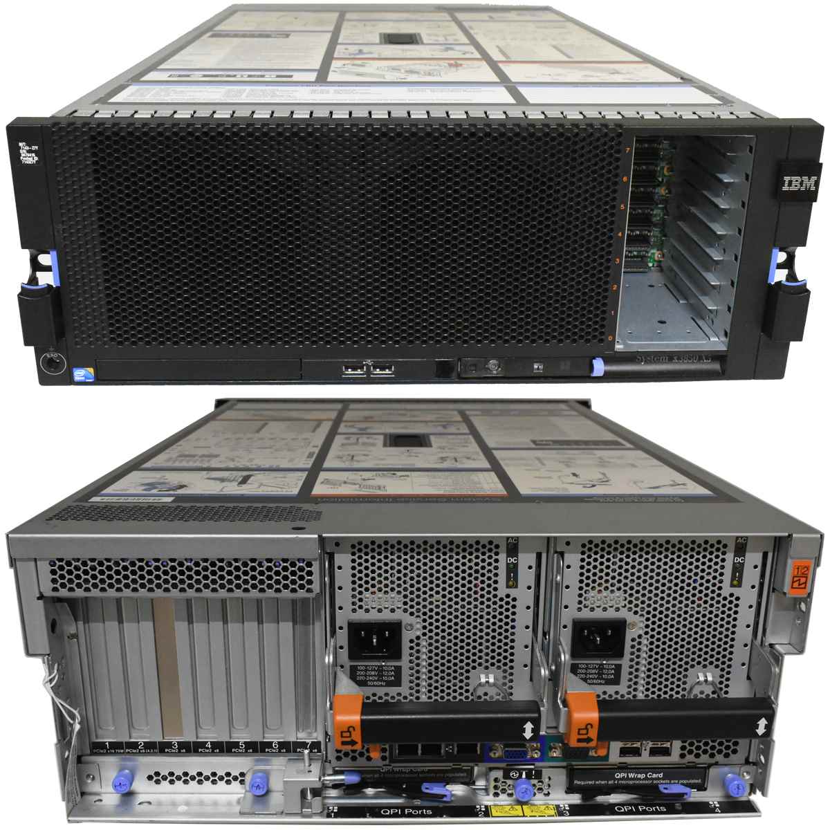 IBM Server System X3950 X5 4x E7-8870 10C 2.40GHz CPU 256 GB RAM PC3 8x SFF 2,5 IBM Server System X3950 X5 4x E7-8870 10C 2.40GHz CPU 256 GB RAM PC3 8x SFF 2,5