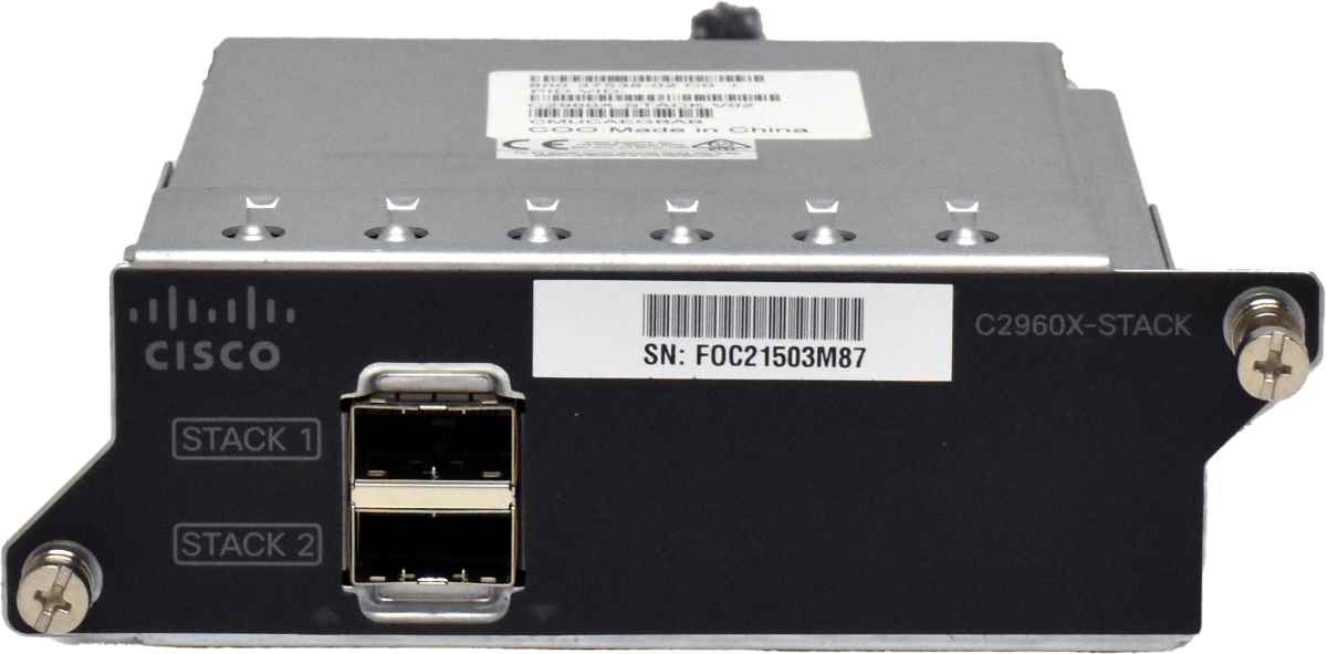 Cisco Catalyst 2960-X 800-37538-02 FlexStack Plus Stacking Module Cisco Catalyst 2960-X 800-37538-02 FlexStack Plus Stacking Module