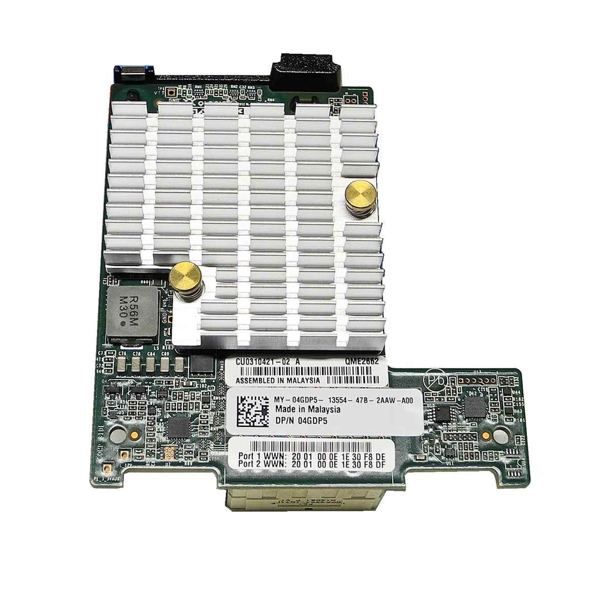 DELL QLogic QME2662 16Gb FC I/O Mezzanine Card for M-Series Blade 04GDP5 DELL QLogic QME2662 16Gb FC I/O Mezzanine Card for M-Series Blade 04GDP5