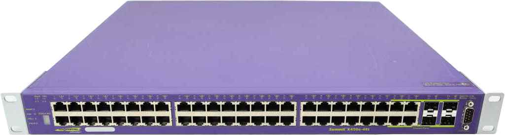 Extreme Summit X450E-48p 48-Port RJ-45 PoE GE Switch 4x SFP +Rack Ears Extreme Summit X450E-48p 48-Port RJ-45 PoE GE Switch 4x SFP +Rack Ears