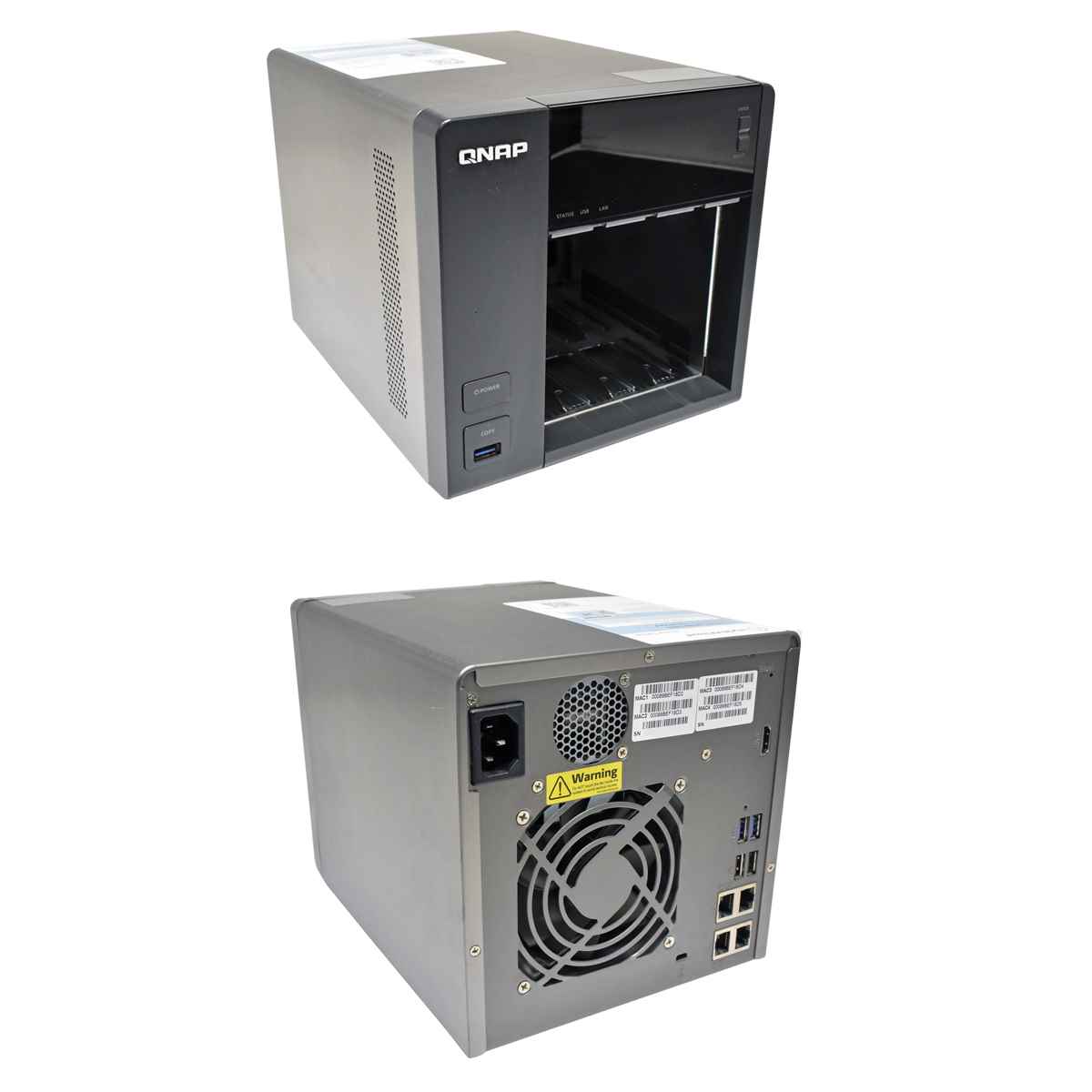 QNAP 4-Bay NAS Server TS-453 Pro Intel Celeron 2,0 GHz 2GB RAM