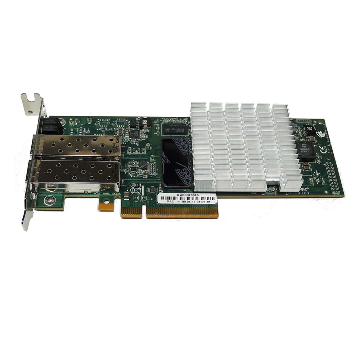 QLogic-QLE8242-SR-FC-Dual-Port-10Gb-FC-PCIe-x8-Con-002.jpg QLogic QLE8242-SR FC Dual-Port 10Gb FC PCIe x8 Converged Network Adapter LP