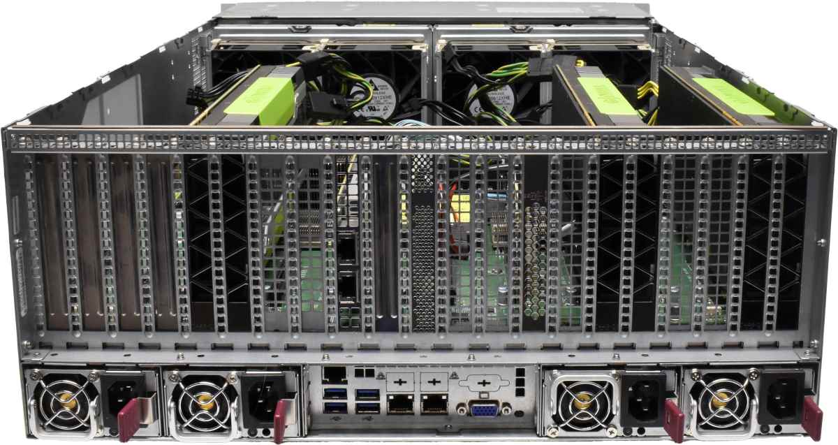 Supermicro 4028GR-TRT2 X10DRG-OT+-CPU 2x E5-2680 V4 256GB DDR4 RAM 3x NVidia P40