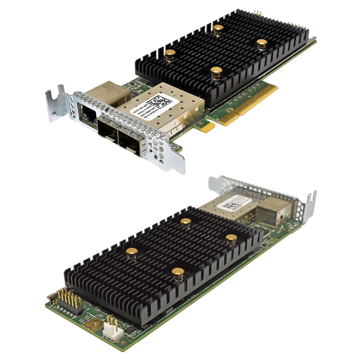 Dell Pensando DSC-25 02215H Dual-Port NIC 10/25G SFP28 1x RJ-45 PCIe 3.0 x8 LP NEU