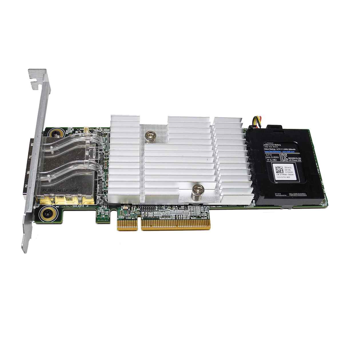 DELL PERC H810 6 Gb/s PCIe x8 1 GB SAS RAID Controller 0NDD93 0KKFKC + BBU FP DELL PERC H810 6 Gb/s PCIe x8 1 GB SAS RAID Controller 0NDD93 0KKFKC + BBU FP