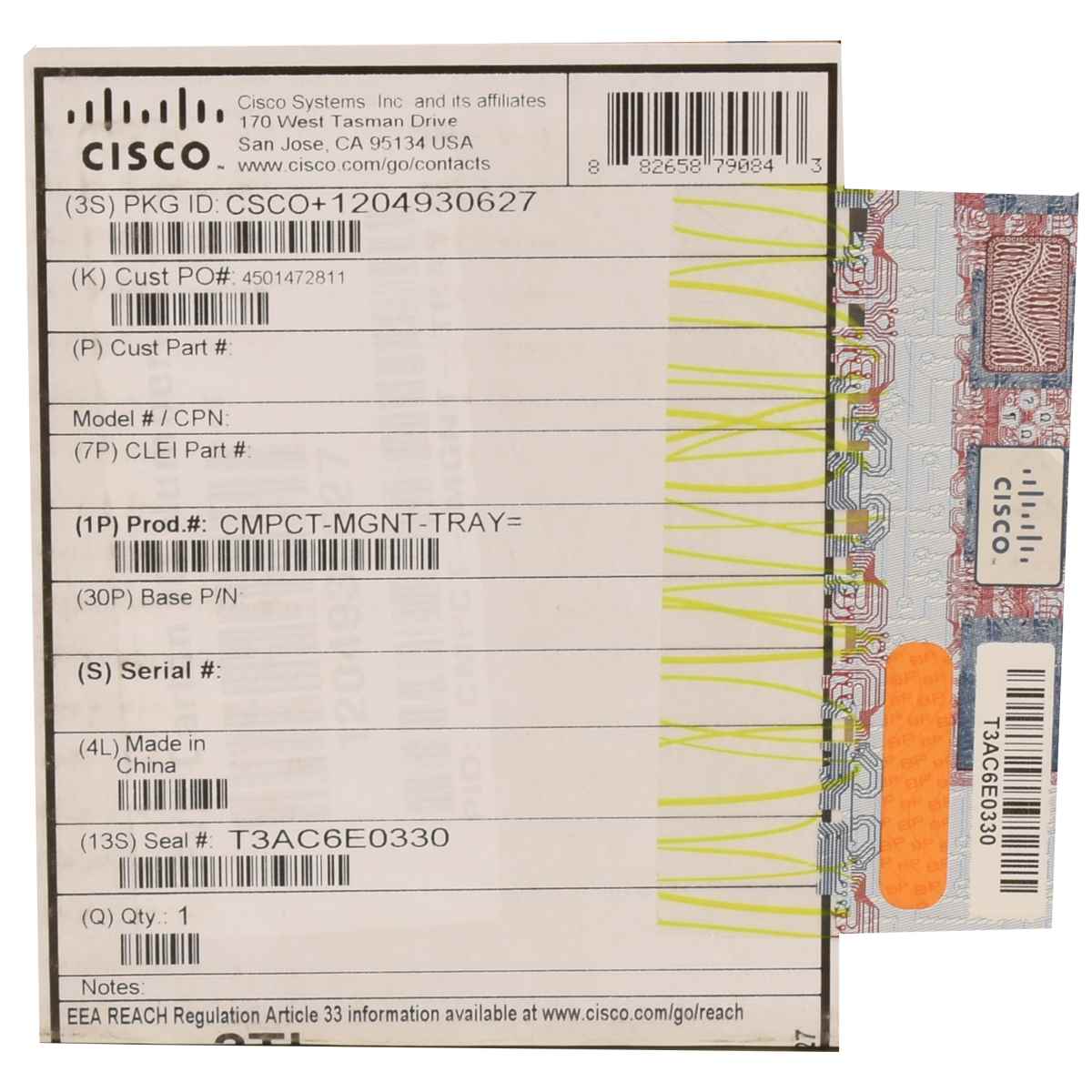 Cisco CMPCT-MGNT-TRAY Magnetisch Halterung Ablage NEU / NEW Cisco CMPCT-MGNT-TRAY Magnetisch Halterung Ablage NEU / NEW