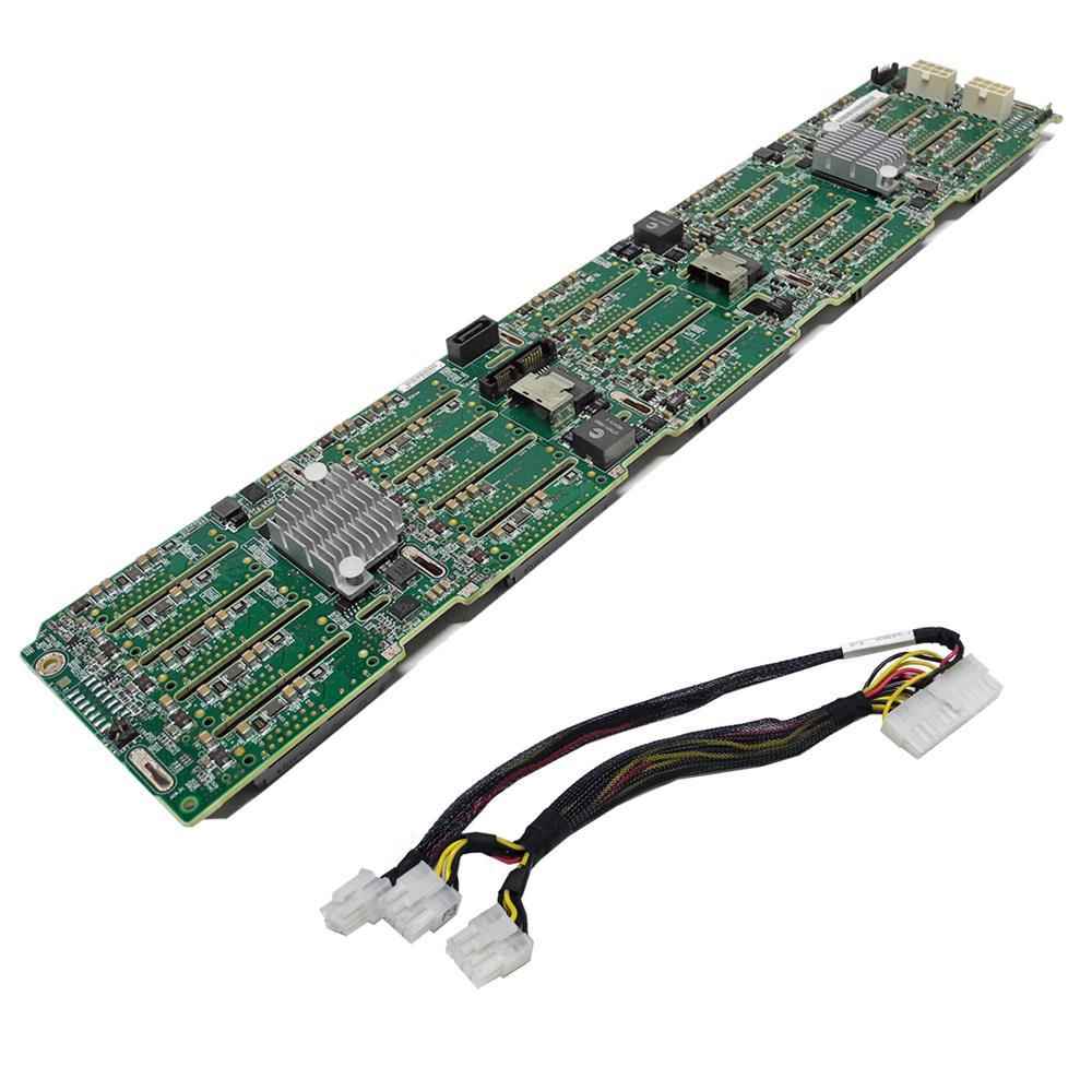 HP ProLiant DL380e G8 25x 2.5" SAS Backplane (no Cage) 687961-001 + Power Kabel HP ProLiant DL380e G8 25x 2.5" SAS Backplane (no Cage) 687961-001 + Power Kabel