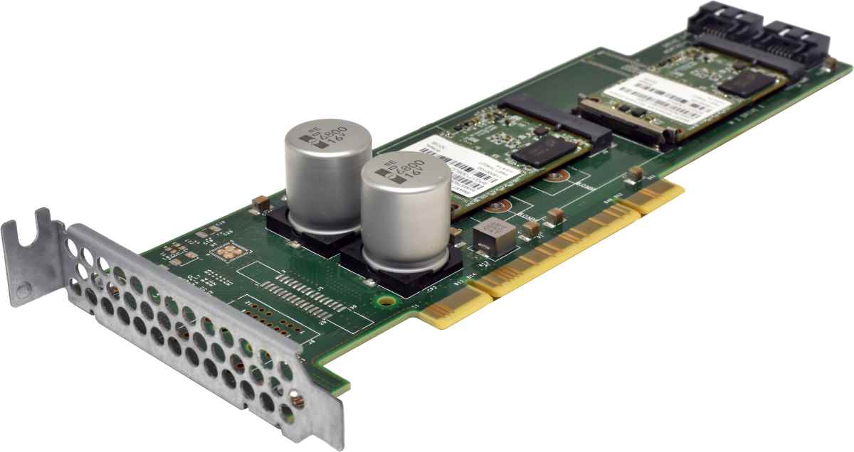 EMC 303-383-002A-00 Boot Controller Card for Isilon NL410 2x 6G 32GB mSATA Flash Memory +Kabel