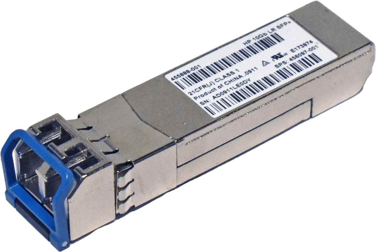 HP Original 10Gb SFP+ LR 456097-001 1310nm FC Transceiver HP Original 10Gb SFP+ LR 456097-001 1310nm FC Transceiver