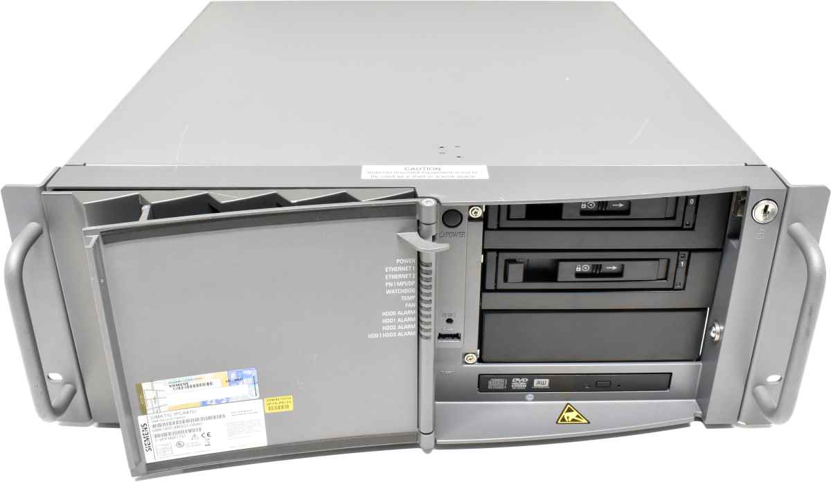 Siemens Simatic IPC847D Xeon E3-1268L v3 CPU 2,3GHz 16GB RAM DDR3 2x 480GB SSD Siemens Simatic IPC847D Xeon E3-1268L v3 CPU 2,3GHz 16GB RAM DDR3 2x 480GB SSD