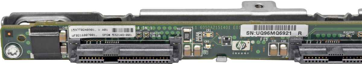 HP ProLiant DL360 G6 G7 SAS Backplane 506648-001 532148-001 HP ProLiant DL360 G6 G7 SAS Backplane 506648-001 532148-001