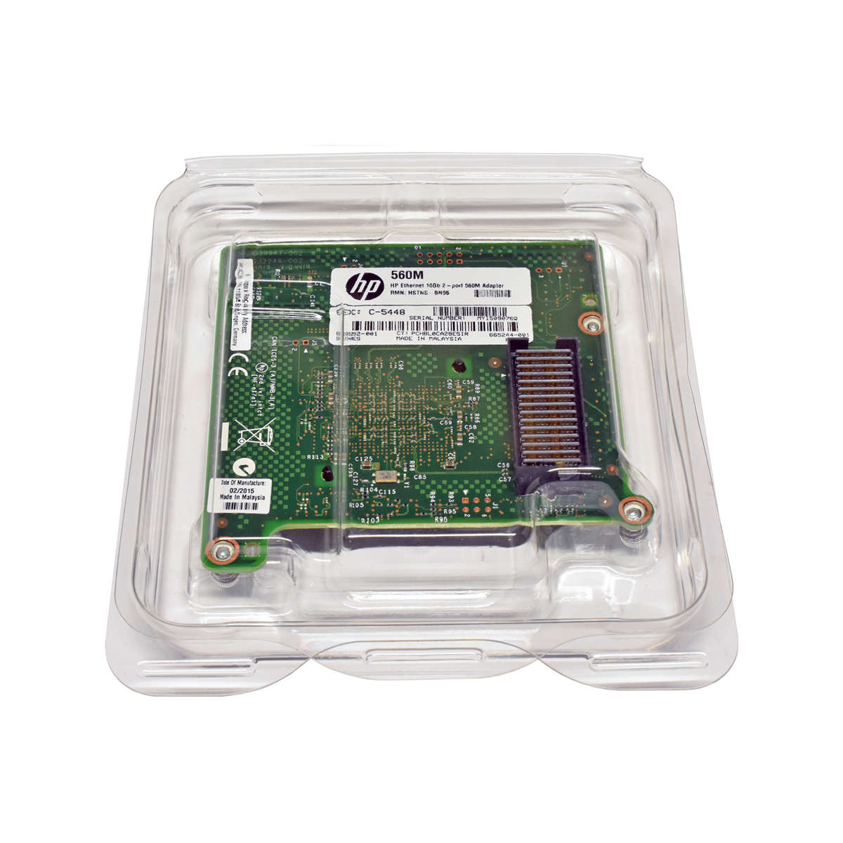 HP-560M-Dual-Port-Ethernet-10Gb-Adapter-Card-66524-003.jpg HP 560M Dual-Port Ethernet 10Gb Adapter Card 665246-B21 669282-001 HSTNS-BN95 for BL460c BL 920c G8 G9 NEW NEU