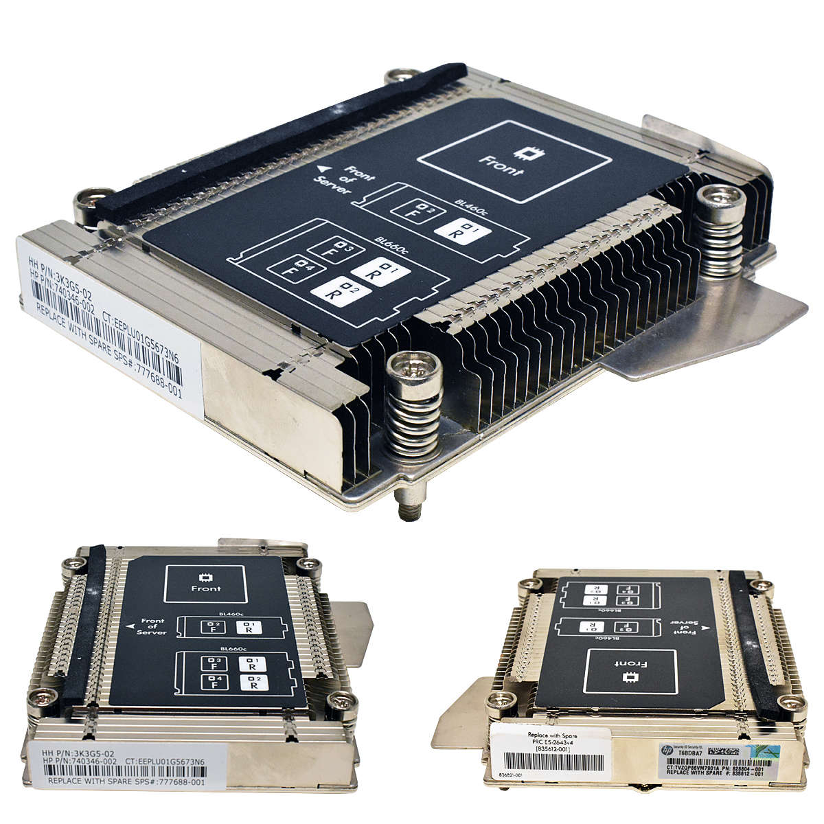 HP-ProLiant-BL460c-Gen9-CPU-2-Heatsink-Kühler-PN-7-005.jpg HP ProLiant BL460c Gen9 CPU 2 Heatsink / Kühler PN: 740346-002 777688-001