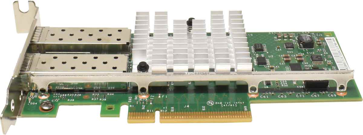 DELL Intel X520-DA2 FC Dual-Port 10GbE PCIe x8 Netzwerkkarte 0VFVGR LP DELL Intel X520-DA2 FC Dual-Port 10GbE PCIe x8 Netzwerkkarte 0VFVGR LP