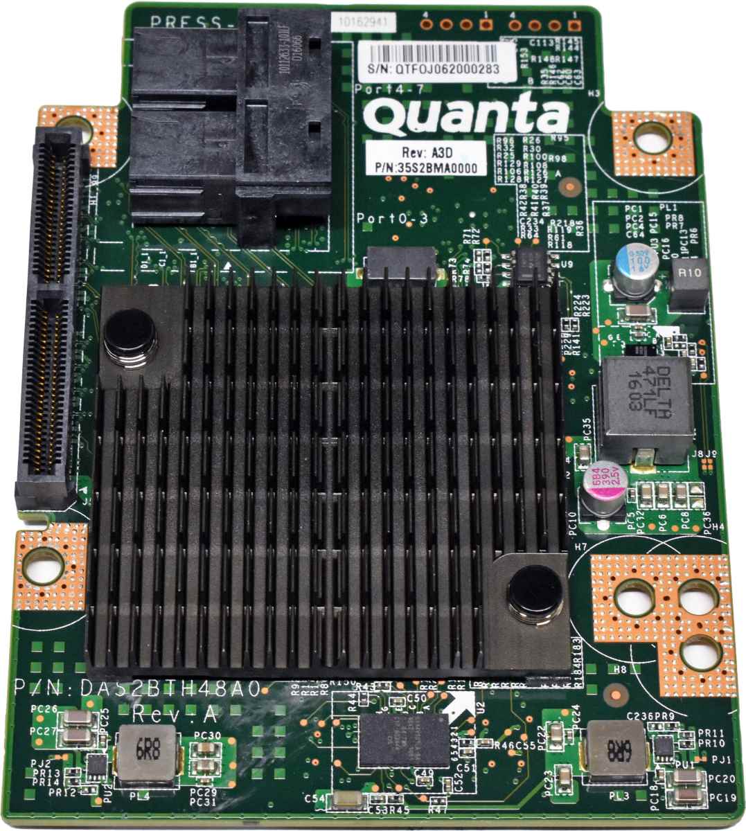 Quanta QCR Mezzanine Server RAID Controller MiniSAS 12GBs 35S2BMA0000 S2B QS3008 Quanta QCR Mezzanine Server RAID Controller MiniSAS 12GBs 35S2BMA0000 S2B QS3008