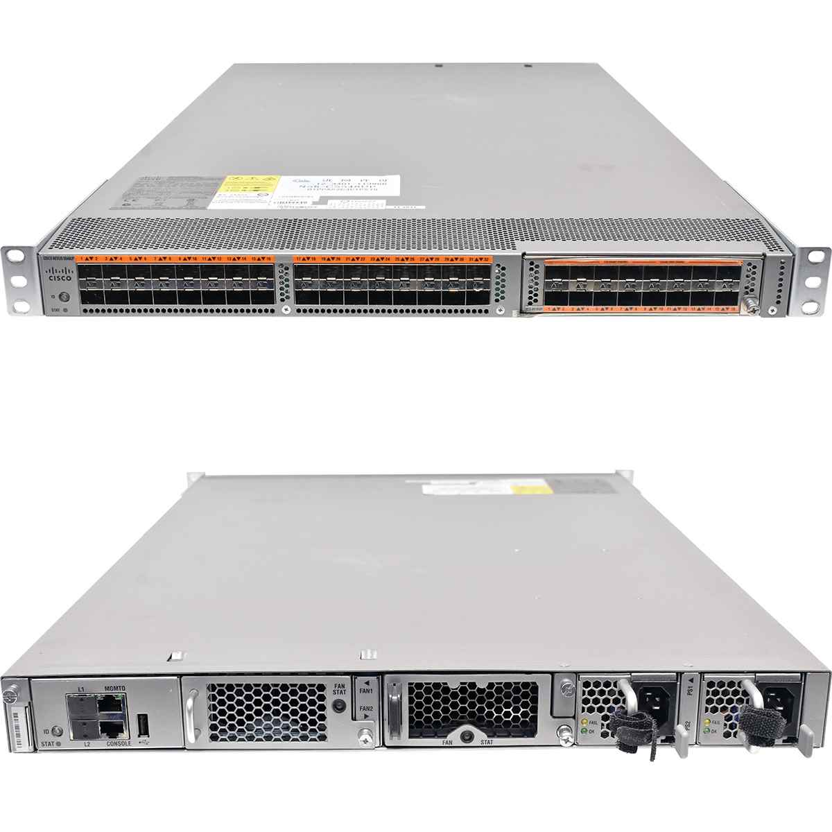 Cisco Nexus N5K-C5548UP 68-4157-01 32-Port 10GE SFP+ Switch +16-Port 10GE Expansion Module N55-M16UP +38 10G Mini GBICs Cisco Nexus N5K-C5548UP 68-4157-01 32-Port 10GE SFP+ Switch +16-Port 10GE Expansion Module N55-M16UP +38 10G Mini GBICs