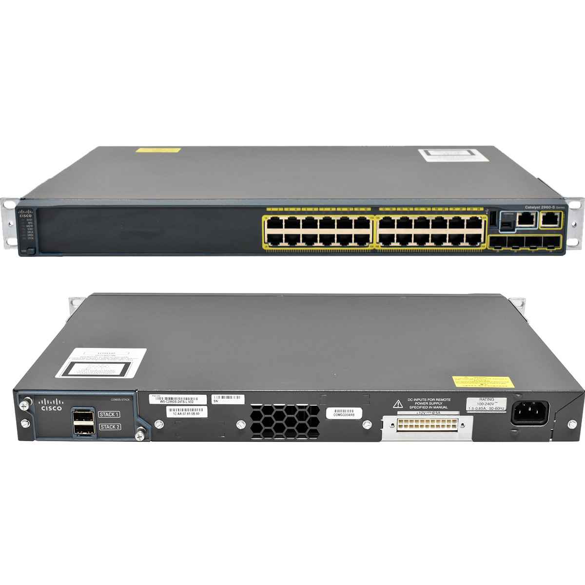 Cisco Catalyst WS-C2960S-24TS-L 24-Port GE Switch + 4 x SFP + Stack Module C2960S-STACK Cisco Catalyst WS-C2960S-24TS-L 24-Port GE Switch + 4 x SFP + Stack Module C2960S-STACK