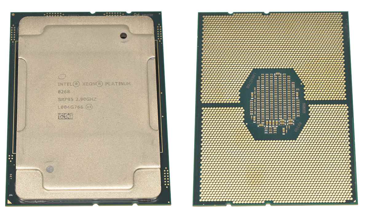Intel Xeon Platinum Processor 8268 24-Core 35.75MB 2.90GHz FCLGA3647 SRF95 Intel Xeon Platinum Processor 8268 24-Core 35.75MB 2.90GHz FCLGA3647 SRF95