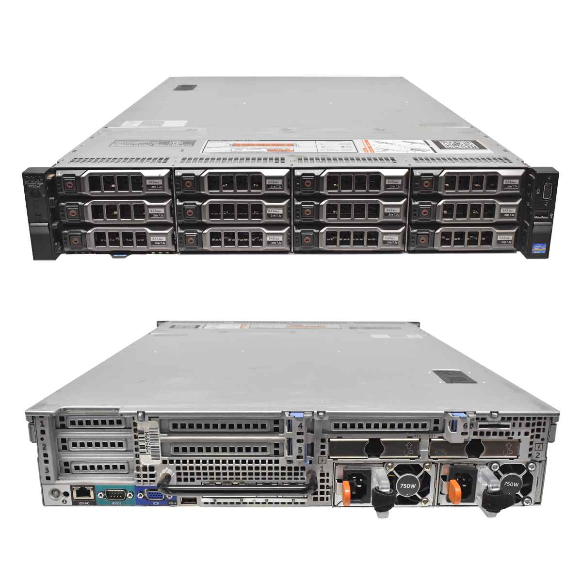 Dell PowerEdge R720xd Server 2U H710 mini 2xE5-2690 128GB 12x 3TB HDD 3,5 ( 36TB ) Dell PowerEdge R720xd Server 2U H710 mini 2xE5-2650 V2 128GB 12x 3TB HDD 3,5 ( 36TB )