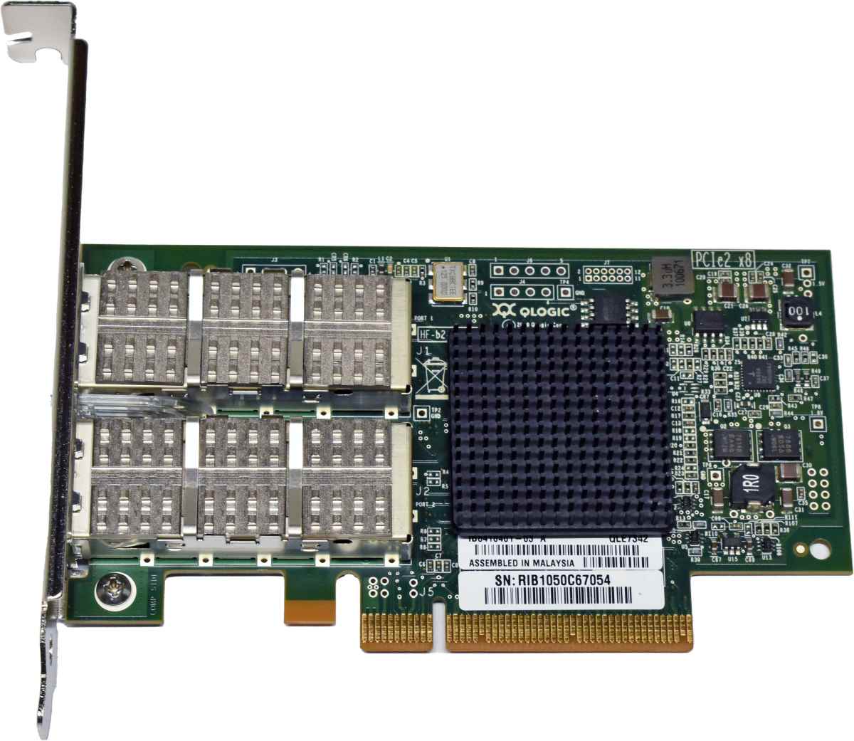 QLogic QLE7342 Dual-Port 40 GB QDR InfiniBand Server Adapter IB6410401-03 FP QLogic QLE7342 Dual-Port 40 GB QDR InfiniBand Server Adapter IB6410401-03 FP