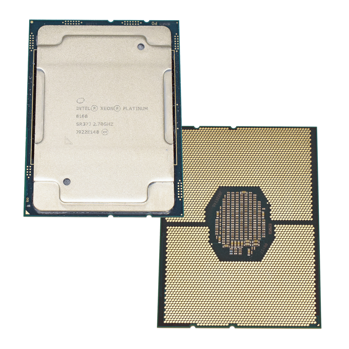 Intel Xeon CPU Platinum Processor 8168 24-Core 33MB Cache 2.7GHz LGA3647 SR37J Intel Xeon CPU Platinum Processor 8168 24-Core 33MB Cache 2.7GHz LGA3647 SR37J