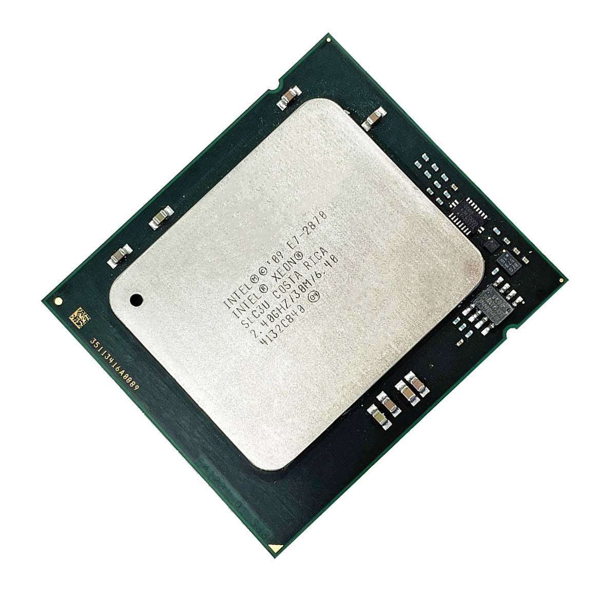 Intel Xeon Processor E7-2870 30MB Cache, 2.40 GHz Clock Speed LGA1567 P/N SLC3U