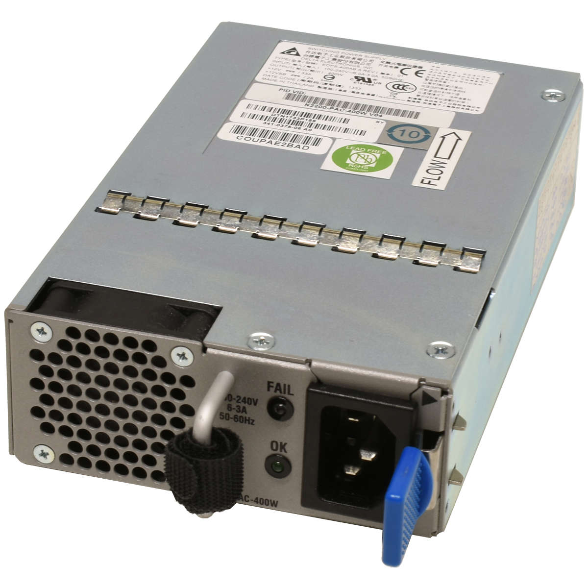 Delta Power Supply/Netzteil N2200-PAC-400W DPS-400AB-25 A 341-0375-07/08 für Nexus 2224TP 2248TP