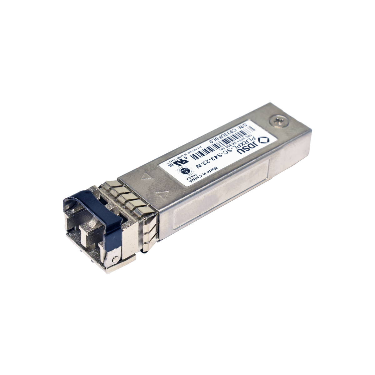 JDSU PLRXPL-SC-S43-22-N 10G SR 850nm Mini GBIC SFP+ Transceiver JDSU PLRXPL-SC-S43-22-N 10G SR 850nm Mini GBIC SFP+ Transceiver