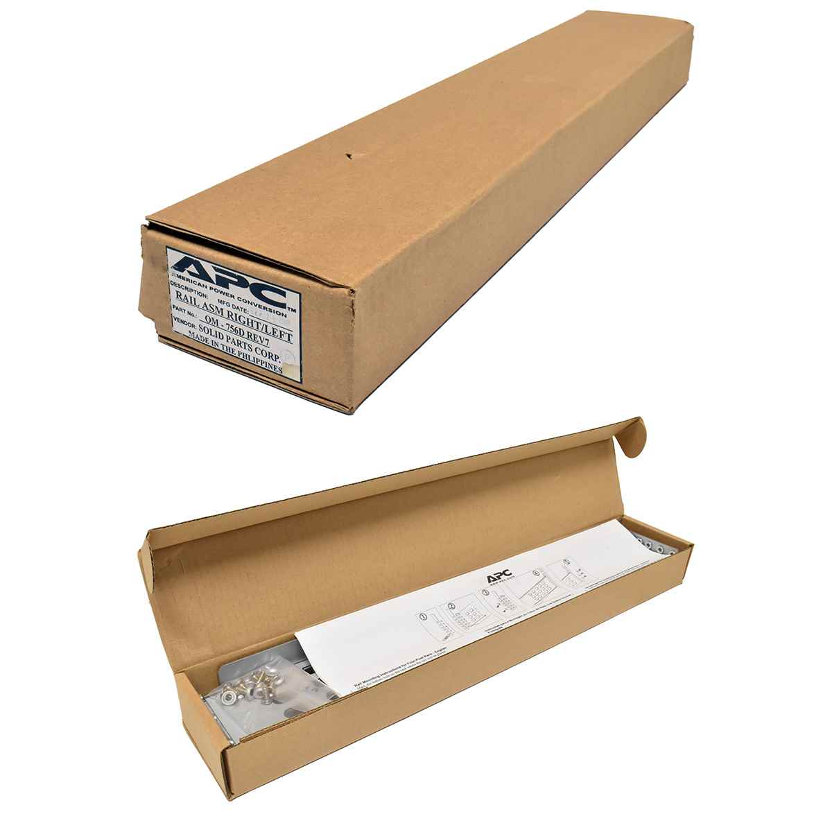 APC SU1400RMI2U Rackschienen Rack Rail Kit OM-756D NEW NEU APC SU1400RMI2U Rackschienen Rack Rail Kit OM-756D NEW NEU