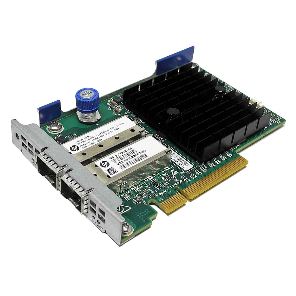 HP 546FLR-SFP+ FC Dual-Port 10Gb PCIe x8 Server Adapter 779797-001 790315-001 HP 546FLR-SFP+ FC Dual-Port 10Gb PCIe x8 Server Adapter 779797-001 790315-001