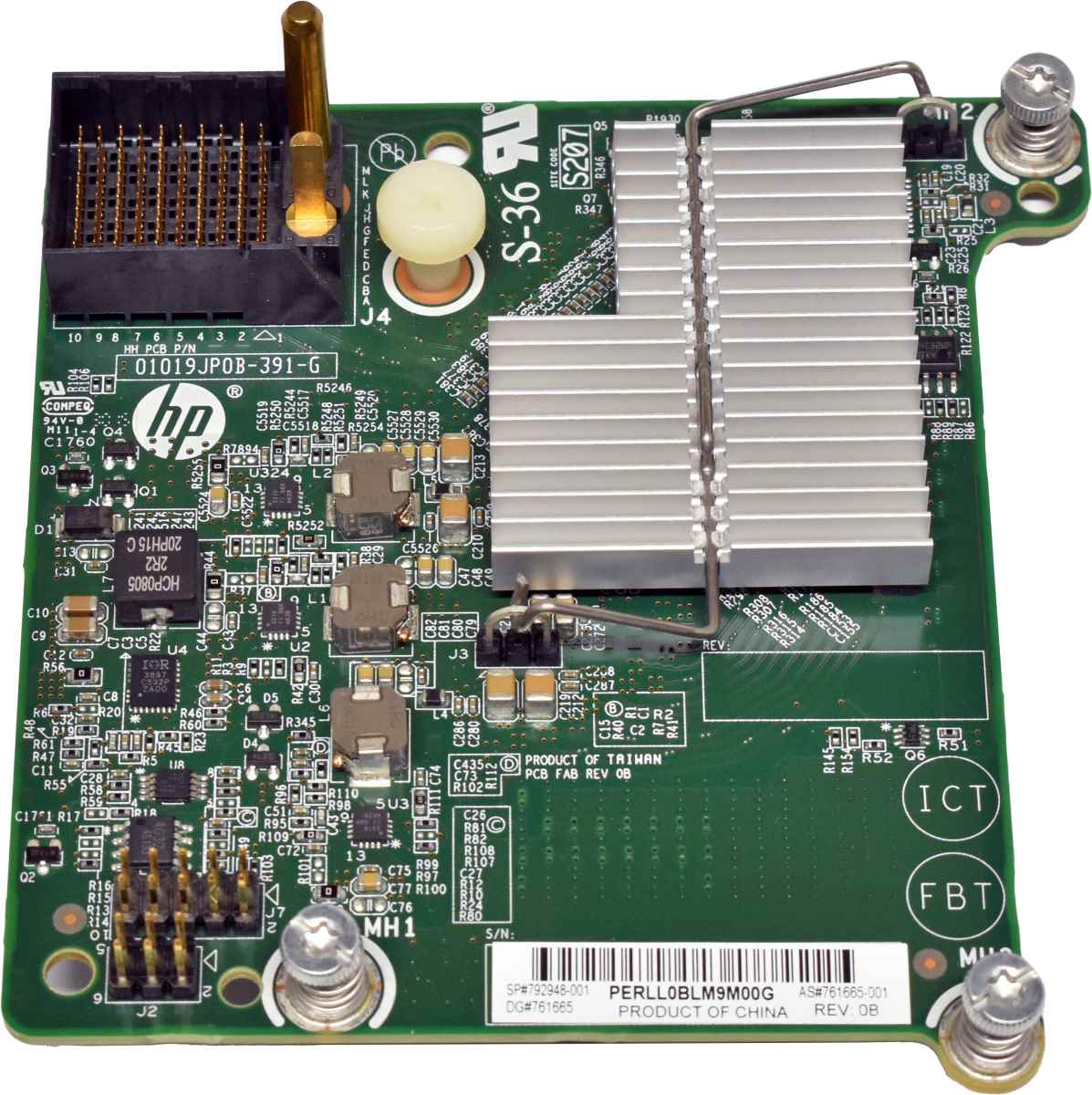 HP PCI-e Mezzanine Pass-Thru Card WS460c G9 792948-001 HP PCI-e Mezzanine Pass-Thru Card WS460c G9 792948-001