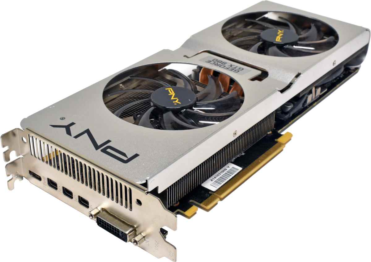 PNY VCGGTX9804XPB-XP-0C NVIDIA GeForce GTX 980 Graphics Card GM204 4GB GDDR5 PCIe 3.0 x16 DVI Mini HDMI 3x Mini DP