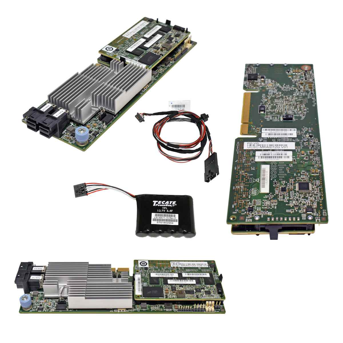 Cisco UCSC-MRAID12G 8-Port SAS RAID Controller 74-12862-01 + 1 GB Cache Modul + BBU + Kabel Cisco UCSC-MRAID12G 8-Port SAS RAID Controller 74-12862-01 + 1 GB Cache Modul + BBU + Kabel