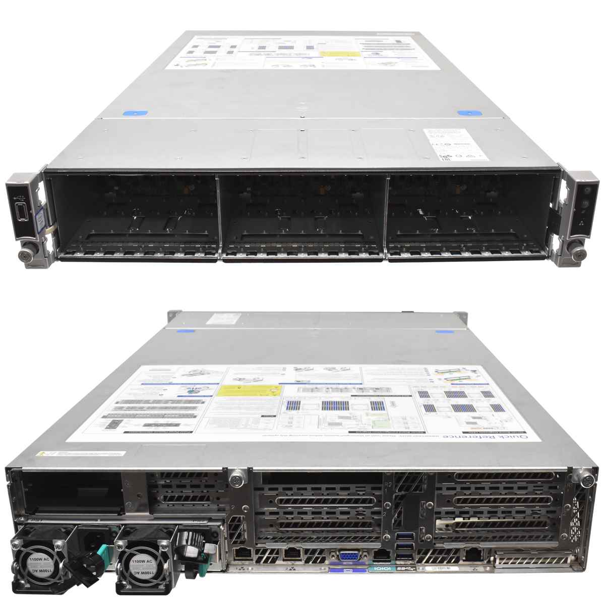 Intel Server 2U R2224WTTYSR 2x E5-2660v4 128GB PC4 24x SFF & 2x SFF