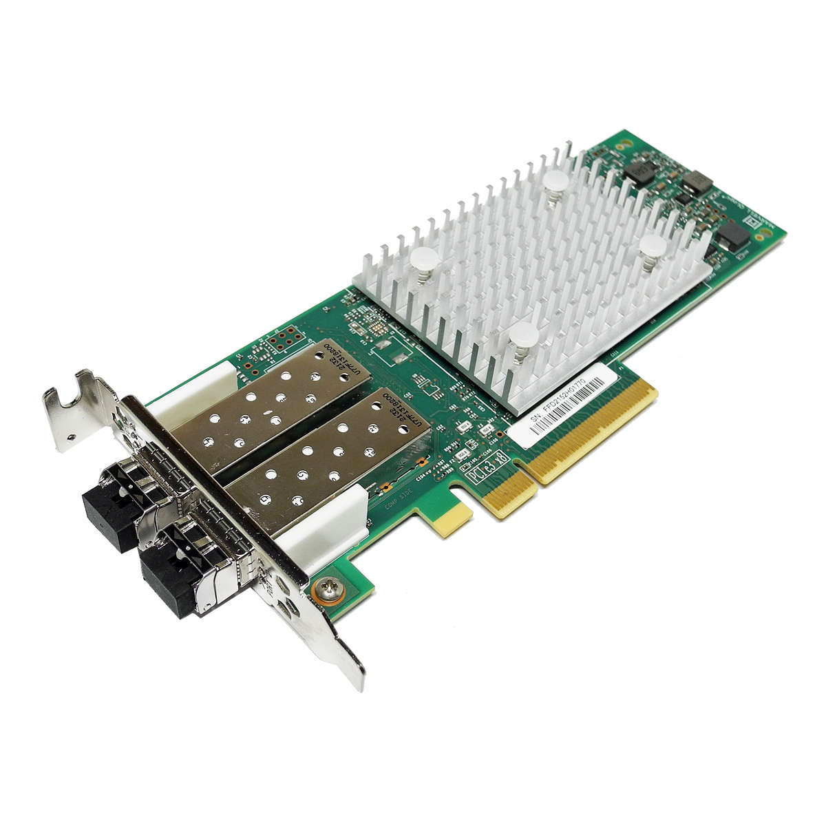 Fujitsu QLogic QLE2692 Dual-Port SFP+ 16G FC HBA BK3210407 LP 2x Mini GBIC