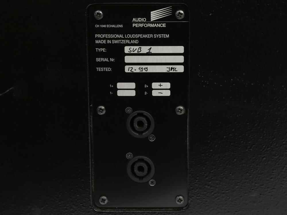 Audio Performance Professional Laudspeaker System