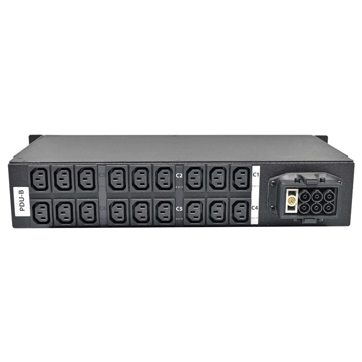 Vertiv-Geist-U1026-HV04002-17011A-DU00X2R1-18C137-005.jpg Vertiv Geist U1026 HV04002-17011A DU00X2R1-18C137-0H02A9F00-S 18 x C13 40A PDU