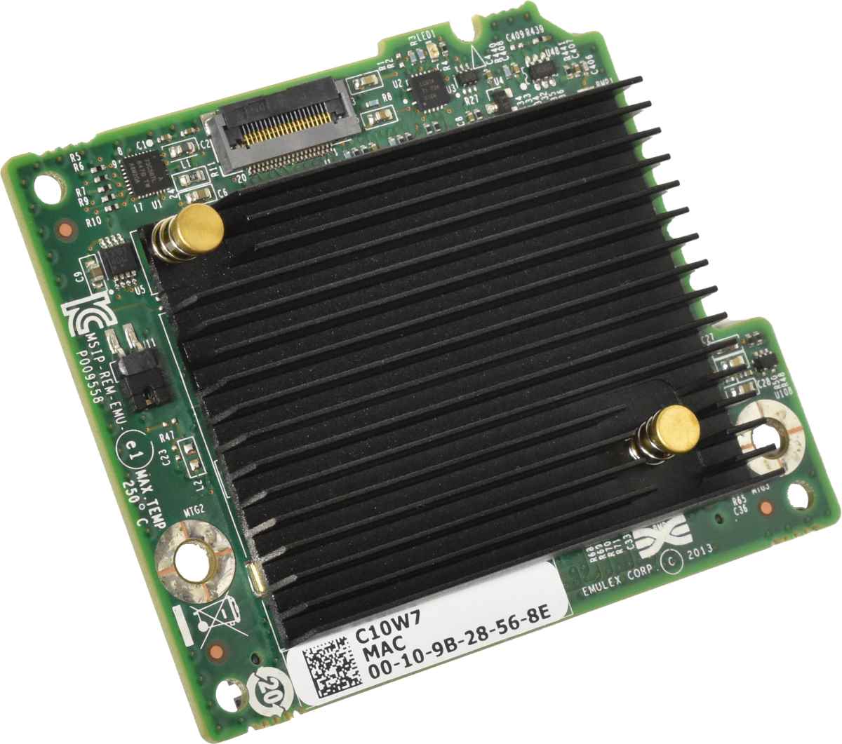 EMULEX / DELL P009558 10G Dual Port Blade Network Daughter Card C10W7 P009558-41M EMULEX / DELL P009558 10G Dual Port Blade Network Daughter Card C10W7 P009558-41M