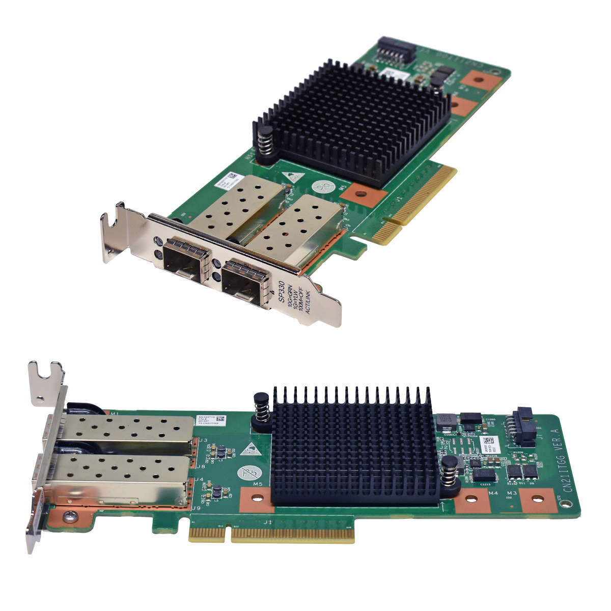Huawei-SP330-CN21ITGG-Dual-Port-10G-SFP-PCIe-x8-3-001.jpg Huawei SP330 CN21ITGG Dual-Port 10G SFP+ PCIe x8 3.0 Ethernet Adapter LP