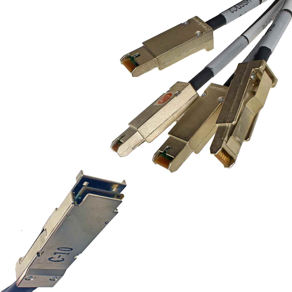 EMC Datenkabel QSFP - 4 x HSSDC2 038-003-708 2m EMC Datenkabel QSFP - 4 x HSSDC2 038-003-708 2m