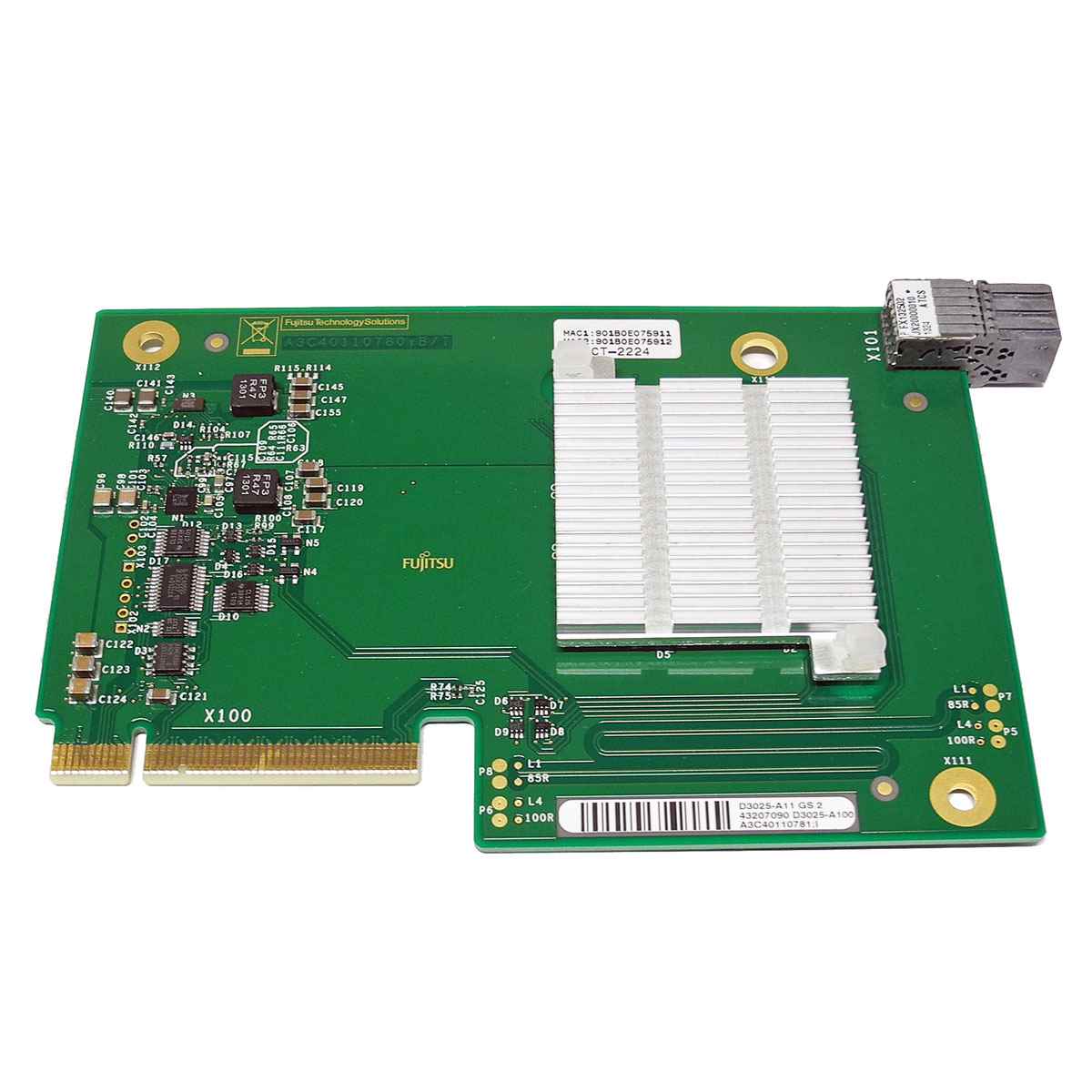 Fujitsu A3C40110781 D3025-A11 10GbE Mezzanine Card für Primergy BX400 BX920 Fujitsu A3C40110781 D3025-A11 10GbE Mezzanine Card für Primergy BX400 BX920