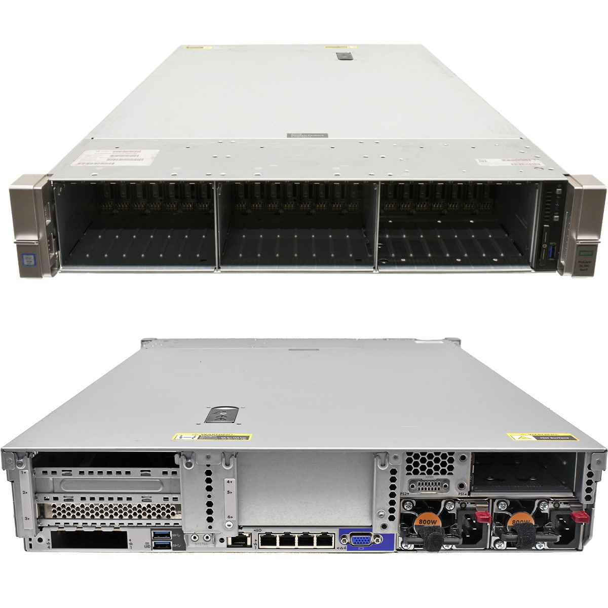 HP ProLiant DL380 Gen9 2U no CPU RAM P440ar 2x Heatsink Expander 26Bay 2,5 Zoll HP ProLiant DL380 Gen9 2U no CPU RAM P440ar 2x Heatsink 2x H240 26Bay 2,5